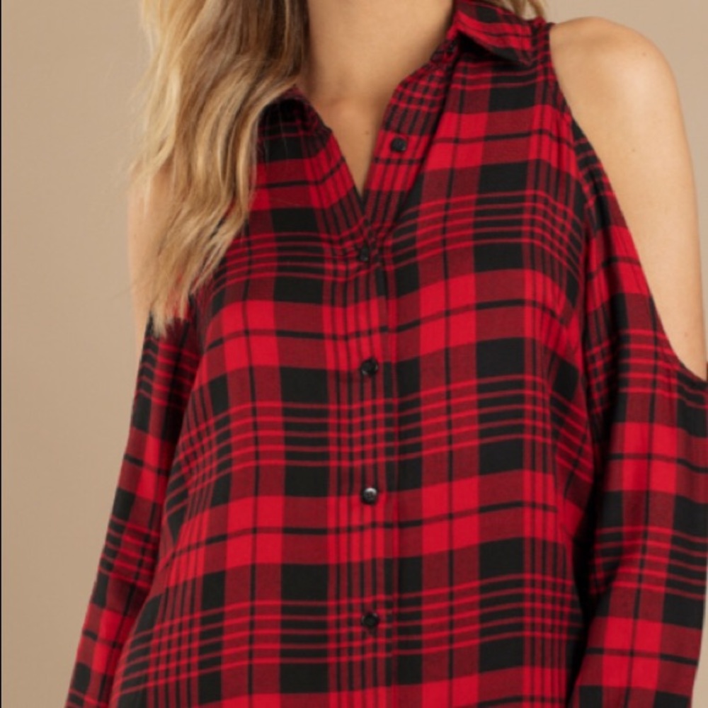 Tobi Plaid dress